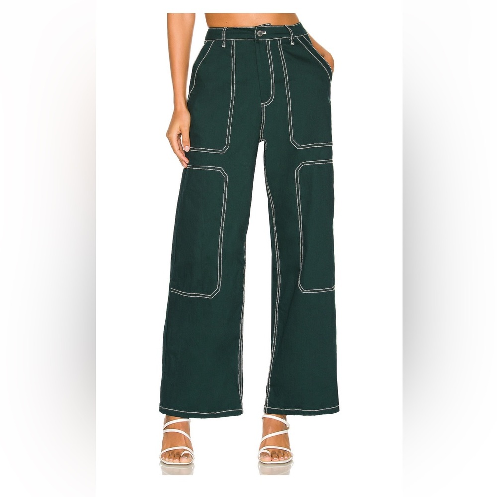 By DYLN cooper Jean in green